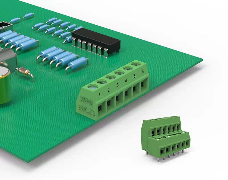 PCB винтови клемни блокове